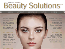 Tablet Screenshot of beautysolutionsltd.com